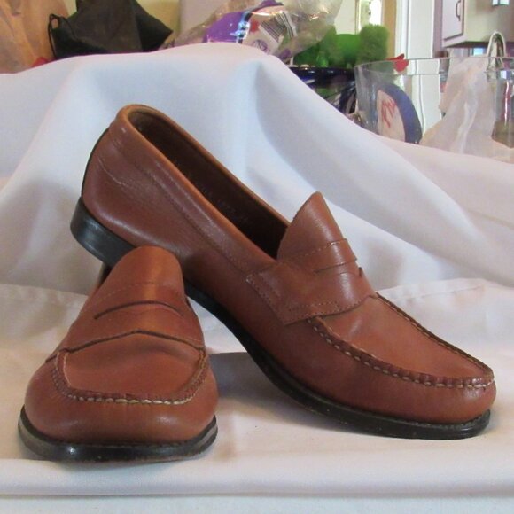 Weejuns by GH Bass Brown Men's Walter Penny Loafers Size 11 EUC - Picture 1 of 11